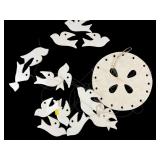 Porcelain Dove Wind Chime