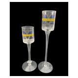 U of Michigan Licensed Stemmed Cordial Glasses