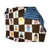 Handmade Sunbonnet Sue Appliqu© Tied Quilt