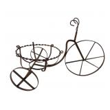 Wrought Iron Tricycle Plant Stand