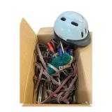 Troxel Equestrian Helmet and Assorted Horse Tack
