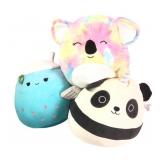 Squishmallows Plush Toy Assortment, Set of 3