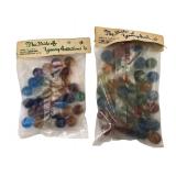 Vitro-Agate Co. Vintage Marble Bags, Set of 2