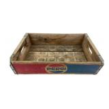 Pepsi-Cola Wooden Soda Crate