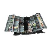 Flambeau 6-Tray Hip Roof Tackle Box with Contents