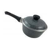 Club Aluminum Speckled Gray Saucepan with Lid