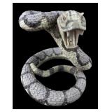 Cast Resin Rattlesnake Figurine
