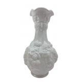 VTG Imperial Glass Co. Loganberry Milk Glass Vase