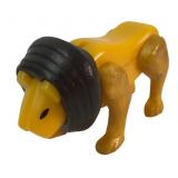 Vintage Plastic Lion Action Figure Toy
