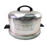 Kromex Aluminum Cake Carrier