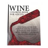 Coloring Books Now Wine Coloring Book For Adults