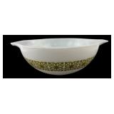 Pyrex Verde Square Flowers Cinderella Bowl