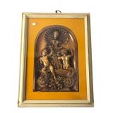 Turner Mfg. Co. Gilt Cherub Relief Wall Art