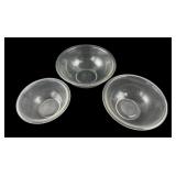 Pyrex Clear Glass Nesting Mixing Bowl Set
