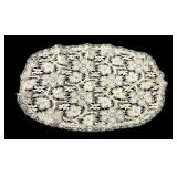 Floral Pattern Machine-Made Lace Doily