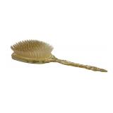 Vintage Gilt Metal and Celluloid Hair Brush