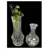 Good Seasons Glass Cruet and Bud Vase