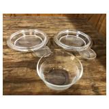 Pyrex Glass Custard Cup and Lids