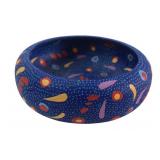 Pepe Santiago Hand-Painted Oaxacan Wood Bowl