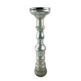 Mercury Glass Pillar Candle Holder
