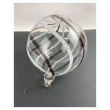 Hand-Blown Art Glass Swirl Ornament