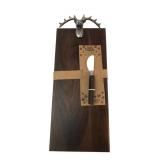 Merry Christmas Wood Serving Board with Spreader