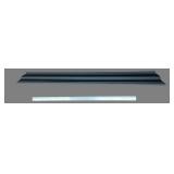 Pottery Barn Black Floating Wall Shelf