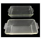 Pyrex Clear Glass Rectangular Baking Dish and Loaf