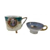 Royal Halsey and Japanese Porcelain Tea Cups