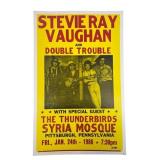 Stevie Ray Vaughan 1986 Syria Mosque Poster