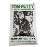Tom Petty and the Heartbreakers Concert Poster