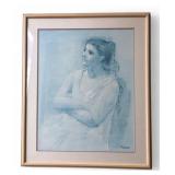Pablo Picasso Framed Print, Seated Woman