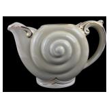 Hall 0658 Nautilus 6 Cup Teapot with Gold Trim