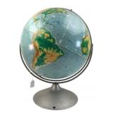 A. J. Nystrom & Co. Large Pictorial Relief Globe