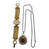 Anne Klein II Wristwatch and Pendant Watch Set