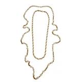 Monet Gold-Tone and Faux Pearl Necklace Set