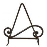Wrought Iron Scrollwork Display Easel, 5x3"