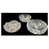 Assorted Pressed Glass Bowls and Ashtray