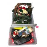 Holiday Decor Collection with Wreaths and Lights