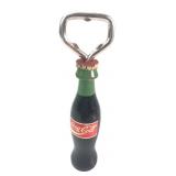 Coca-Cola Bottle-Shaped Wood Bottle Opener