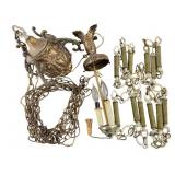 Eagle Electric Gilt Cast Metal Chandelier Parts