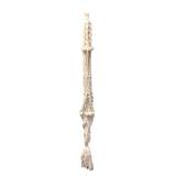 Vintage Macrame Plant Hanger with Tassel