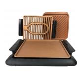 Gotham Steel Electric Smokeless Indoor Grill Set