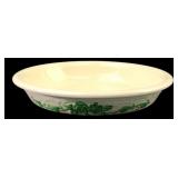 Homer Laughlin OvenServe Green Rose Pie Plate