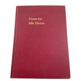 1907 Mrs. Alice V. Beebe Gems for Idle Hours Book