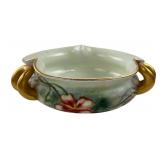 J.C. & T. Hand-Painted Porcelain Nasturtium Bowl