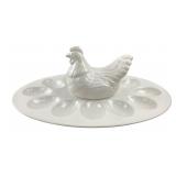 Tabletops Gallery White On White Ceramic Deviled E