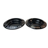 Pr. Vintage Las Vegas Hotel Glass Ashtrays