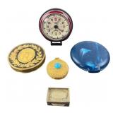 Victorinox Swiss Army Clock and Assorted Compacts