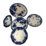 Clarissa Royal Semi-Porcelain Flow Blue Tableware